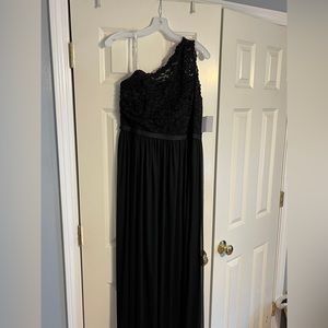 Davids Bridal bridesmaid dress.